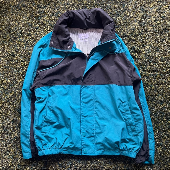 Deathworld Feral Hands Teal Windbreaker (L) - Picture 1 of 8
